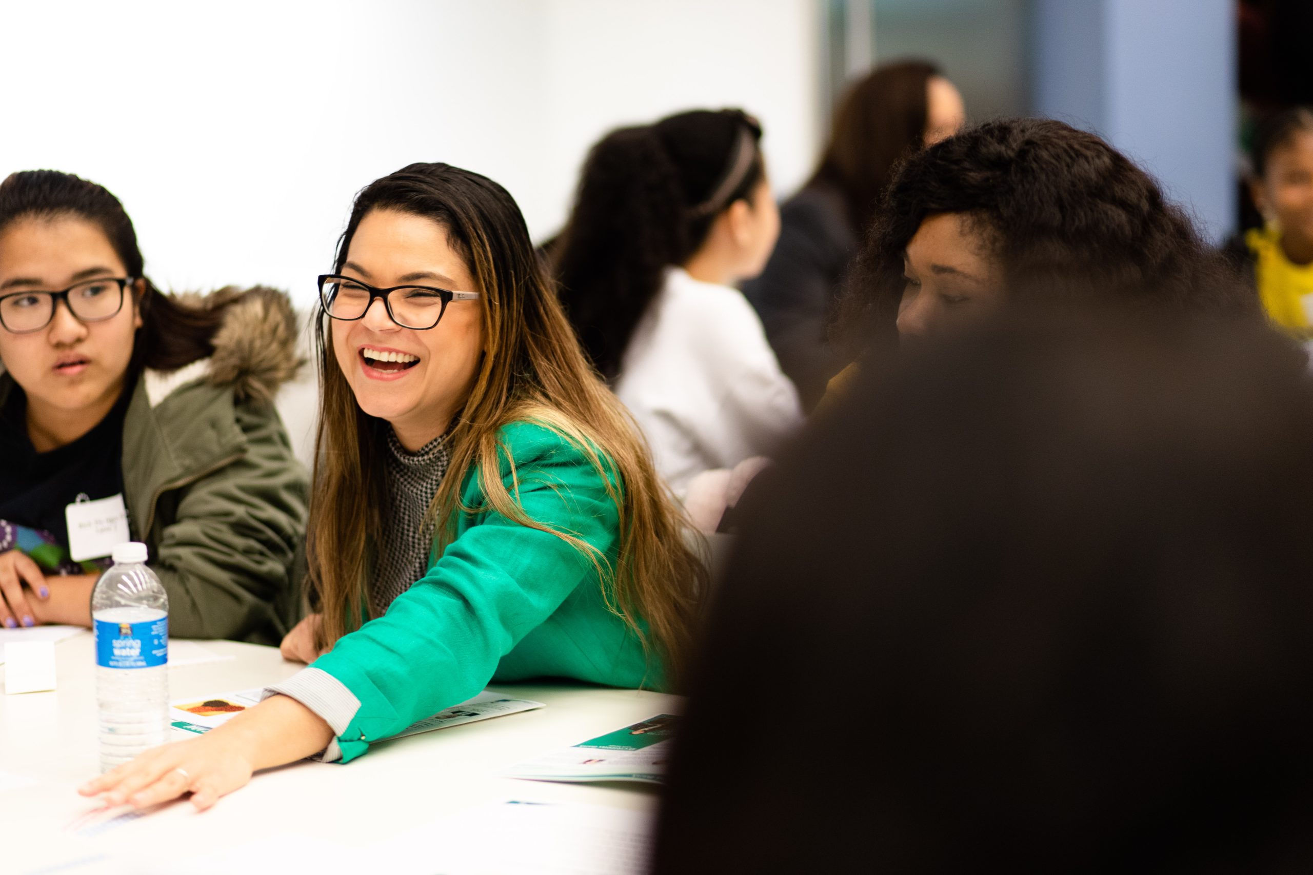 High-school students in an economics class