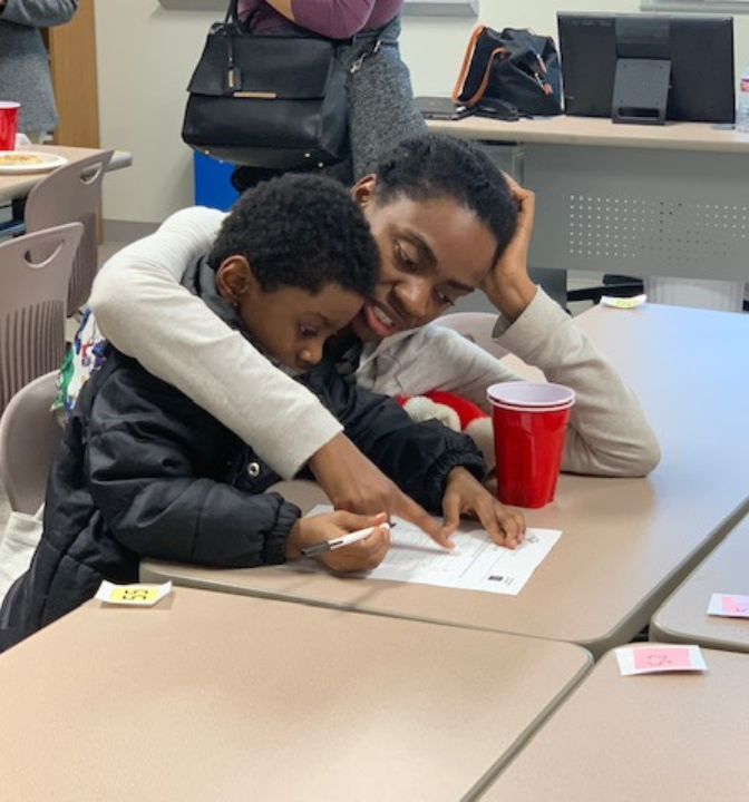 Students preparing together